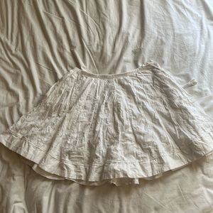 Polo Jeans White Flowy Skirt